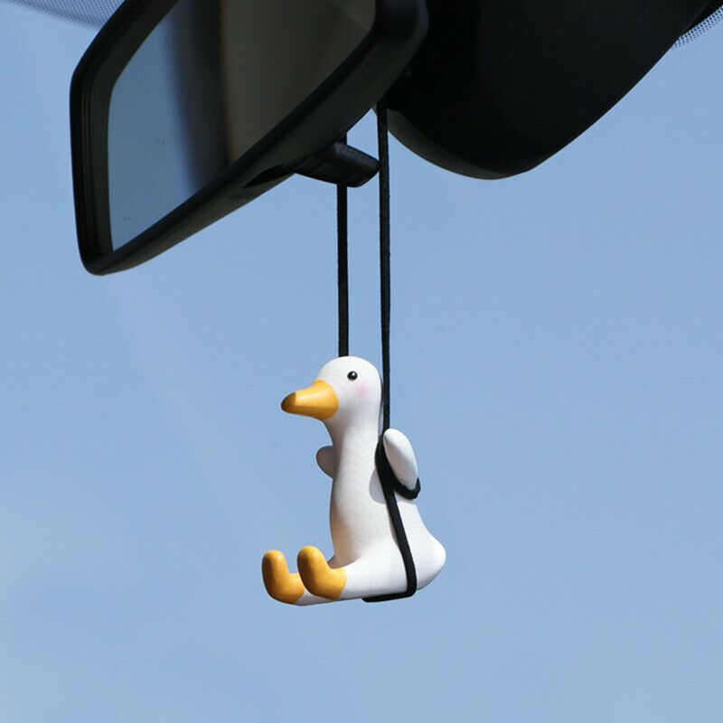 Cute Little Duck Car Decoration Little Duck Pendant For Car Interior Accessor KX