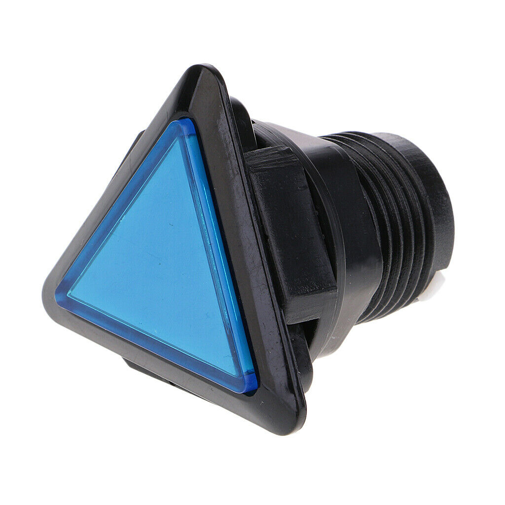 Video slot machine button 12V LED Illuminated for Arcade Game 3.9x3.9cm blue