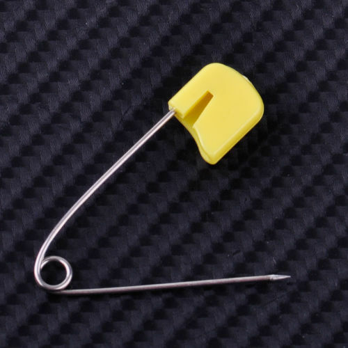 Safety Locking Baby Cloth Nappy Diaper Craft Pins Safety-Pins Hold Clip 100Pcs