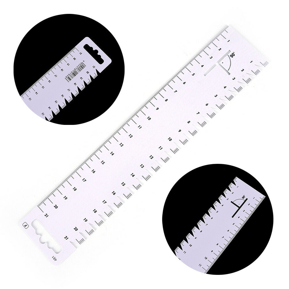 1pc 21cm Ultrathin sewing patchwork ruler quilting tool DIY sewing access.l8