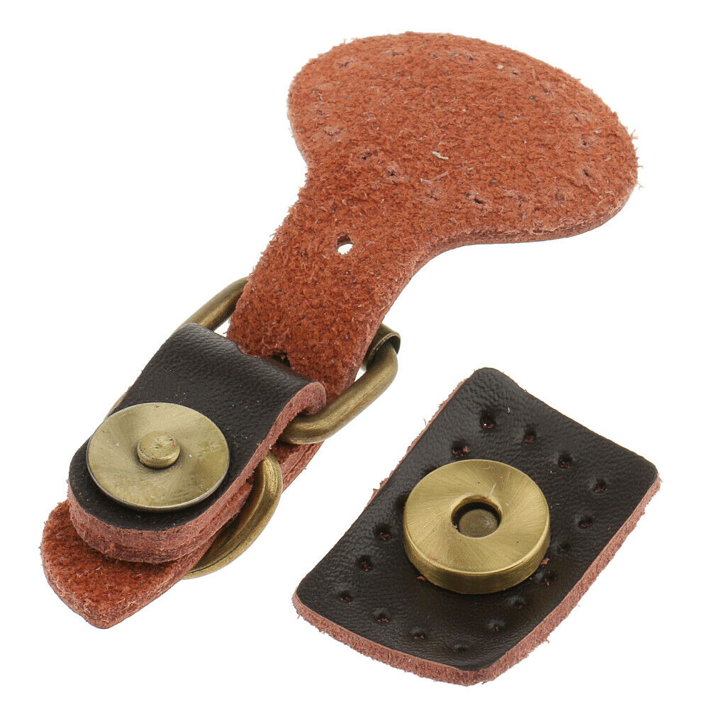 2 Sets Sew On Leather Buckles Magnetic Snap Fastener DIY Replacement For Bag