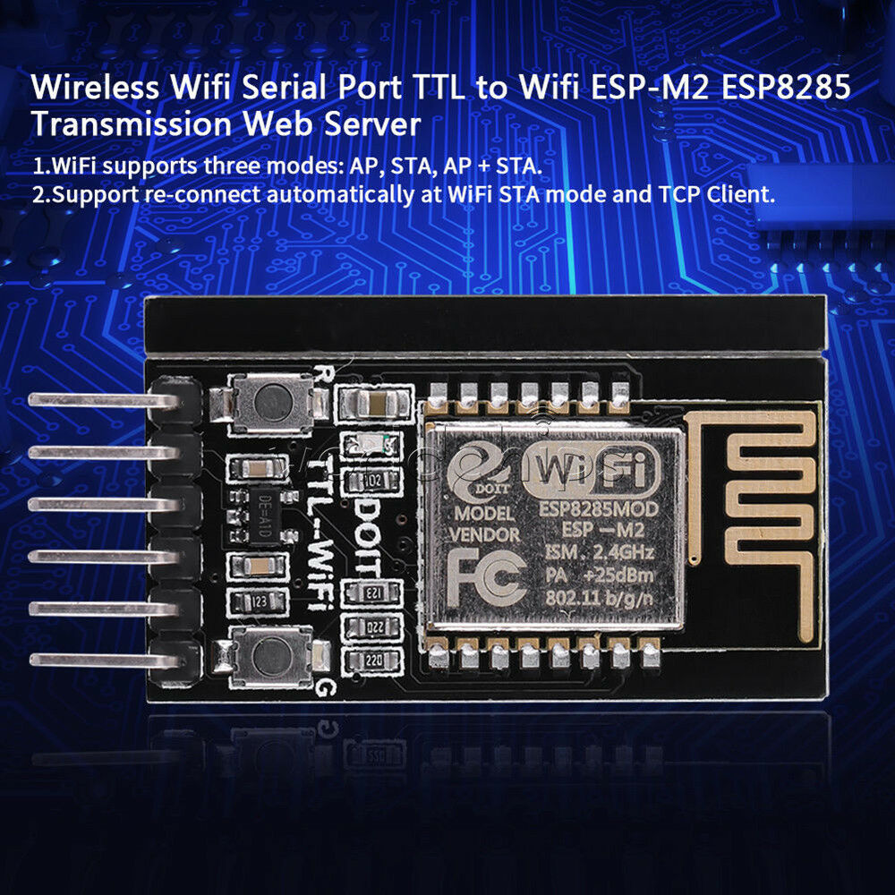 Wifi Serial TTL to ESP-M2 ESP8285 Module + 6 in 1 CP2102 Serial Module Cable