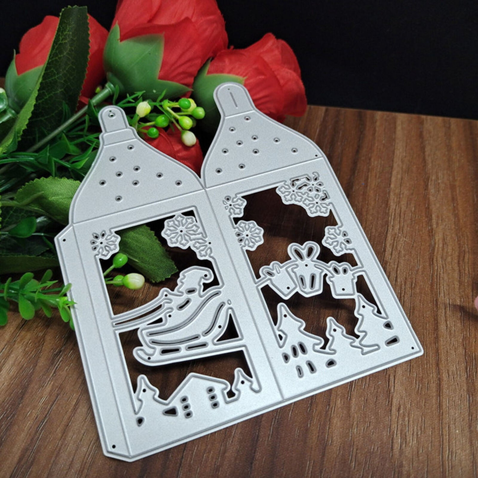 Punching template Chinese lanterns Spring Christmas Wedding Easter birthday