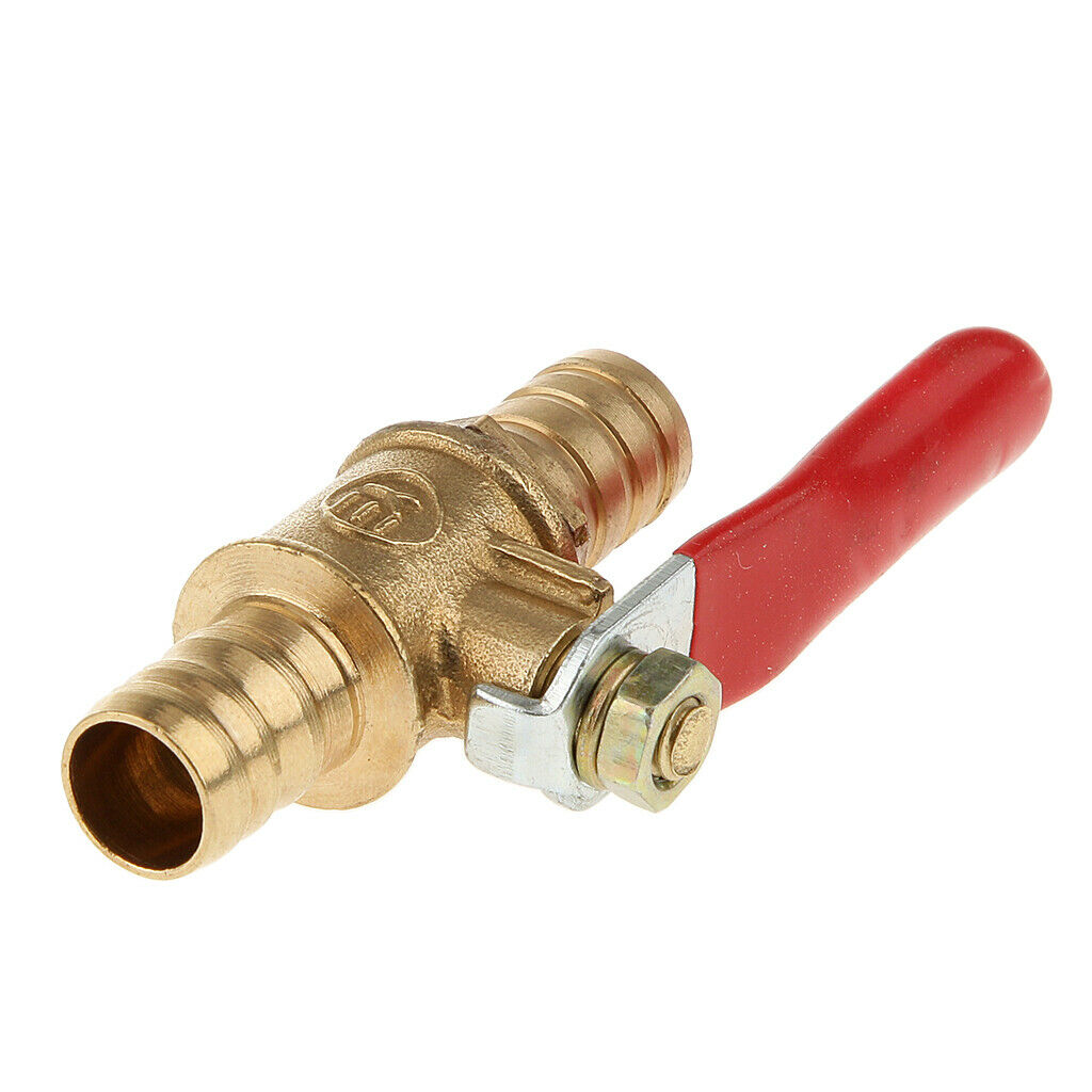 2pcs 1/4 "brass Ball Valve Stop Valve Stop Valve Tap Gas Air Liquid Faucet