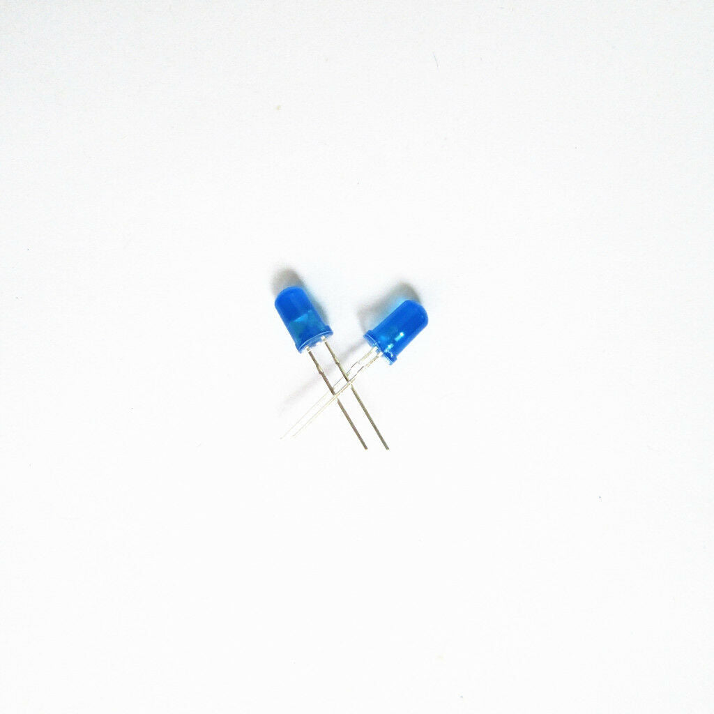 200Pcs 5mm Blue Ultra-Bright LED Electronic Light Lamp Emitting Diodes