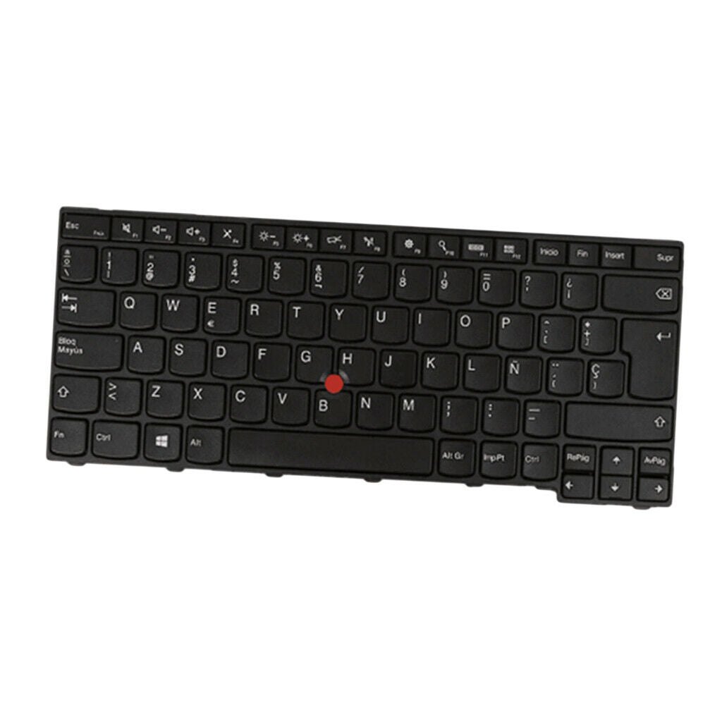 Notebook Laptop Keyboard Spanish Part Accessory for Lenovo Thinkpad E470
