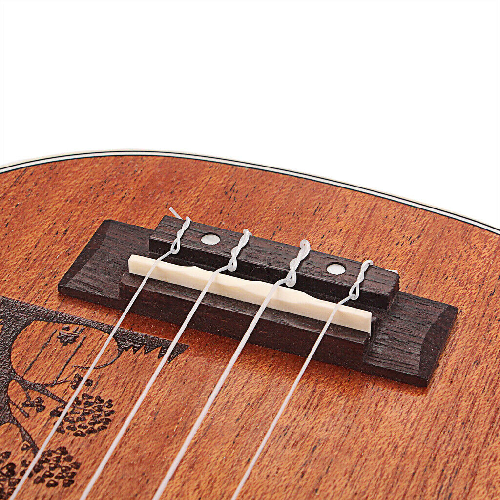 5pcs / set ukulele guitar bone bridge saddles for violin makers guitars