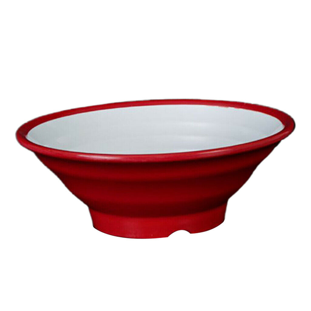 7.5'' Melamine Soup Bowl Salad Plates Ramen Bowl Spoon Hotel Restaurant