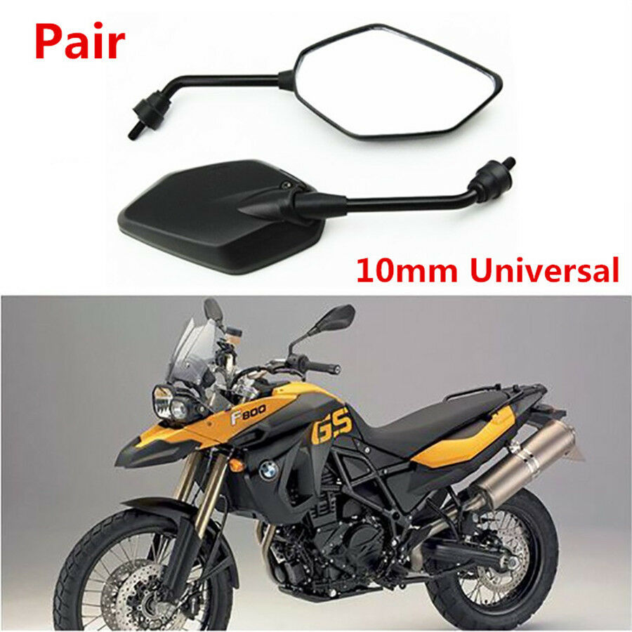 10mm Screw Motorcycle Rearview Broad View Side Mirror  280*90MM Universal 360Â°