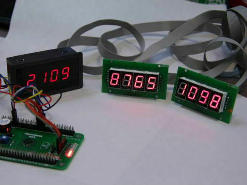 2pcs 4 Digit 7 Seven Segment LED Display Controller 5V Red Arduino Compatible