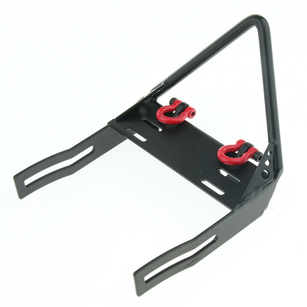 1/10 RC Crawler Bumper Bull Bar W / Shackle Tow Hook for Axial