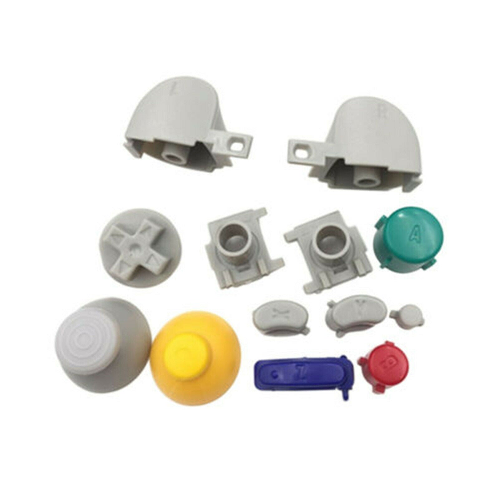 Fit for Gamecube Controller Replacement Button Cap Thumb Stick Parts