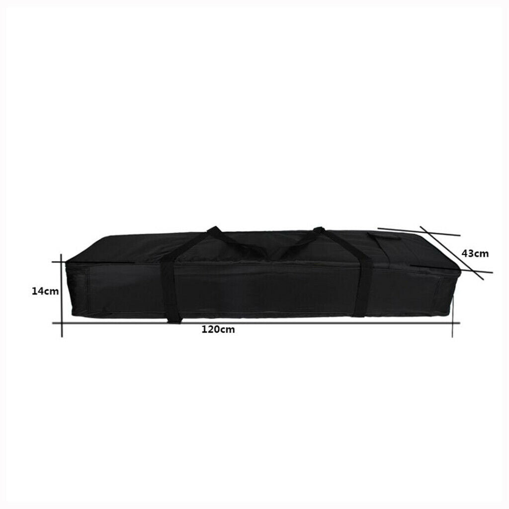 1pc 76 Key Piano Keyboard Gig Bag Oxford Cloth w/ Strap Beginner Gift Black