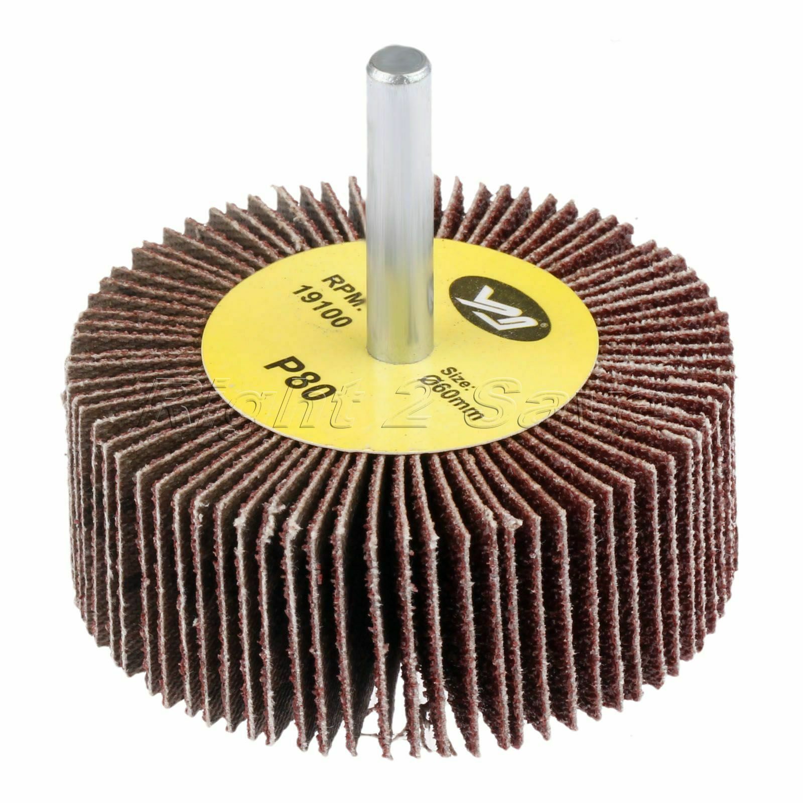 1pc 80 Grit Sanding Flap Wheel Disc Sandpaper Abrasive Woodworking Rotary Tool