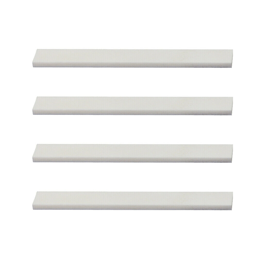 4x Acoustic Guitar Bridge Saddle Instruments DIY Parts Performer Gifts