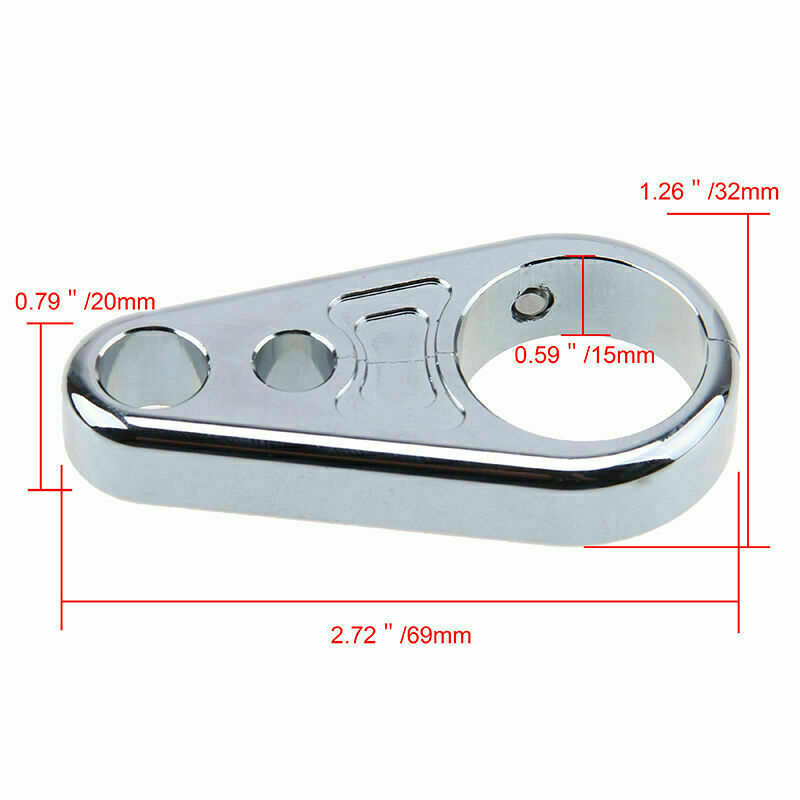 1" Handlebar Lever Clutch Cable Brake Clamp Wire Universal Throttle Motorcycle