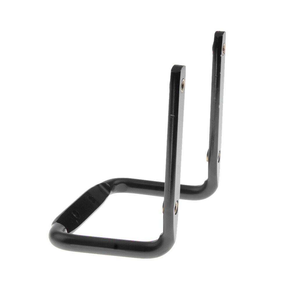 Double Rack Water Bottle Cage Holder Bicycle Back Seat Frame Hanger Black