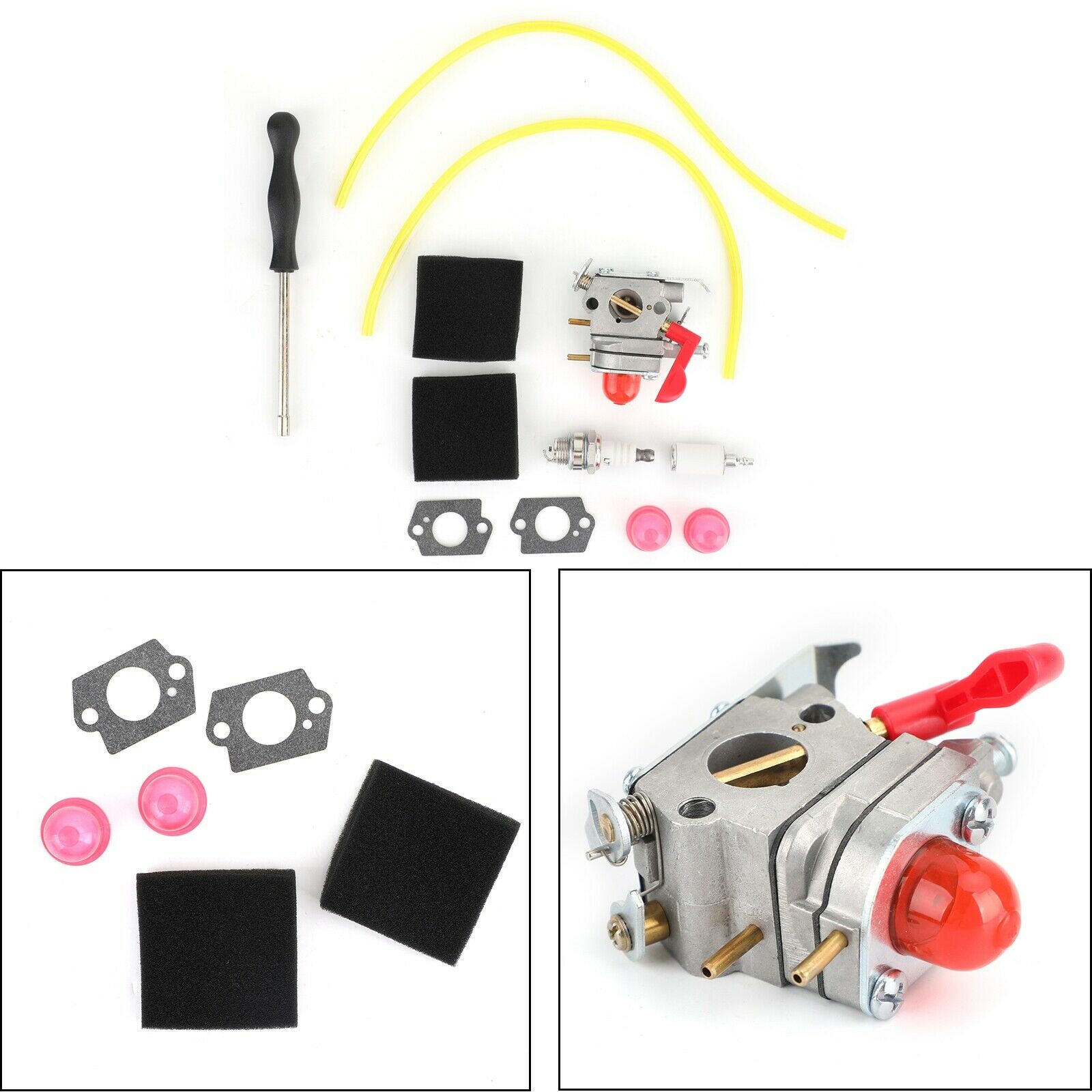 Carburetor 530071811 Fit Poulan Zama C1U-W19 Craftsman Weed Eater Trimmer CA