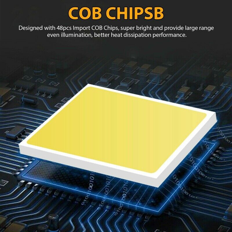 10Pc/Set 48SMD COB White LED T10 BA9S Car Interior Panel Light Dome Map Lam J7P1