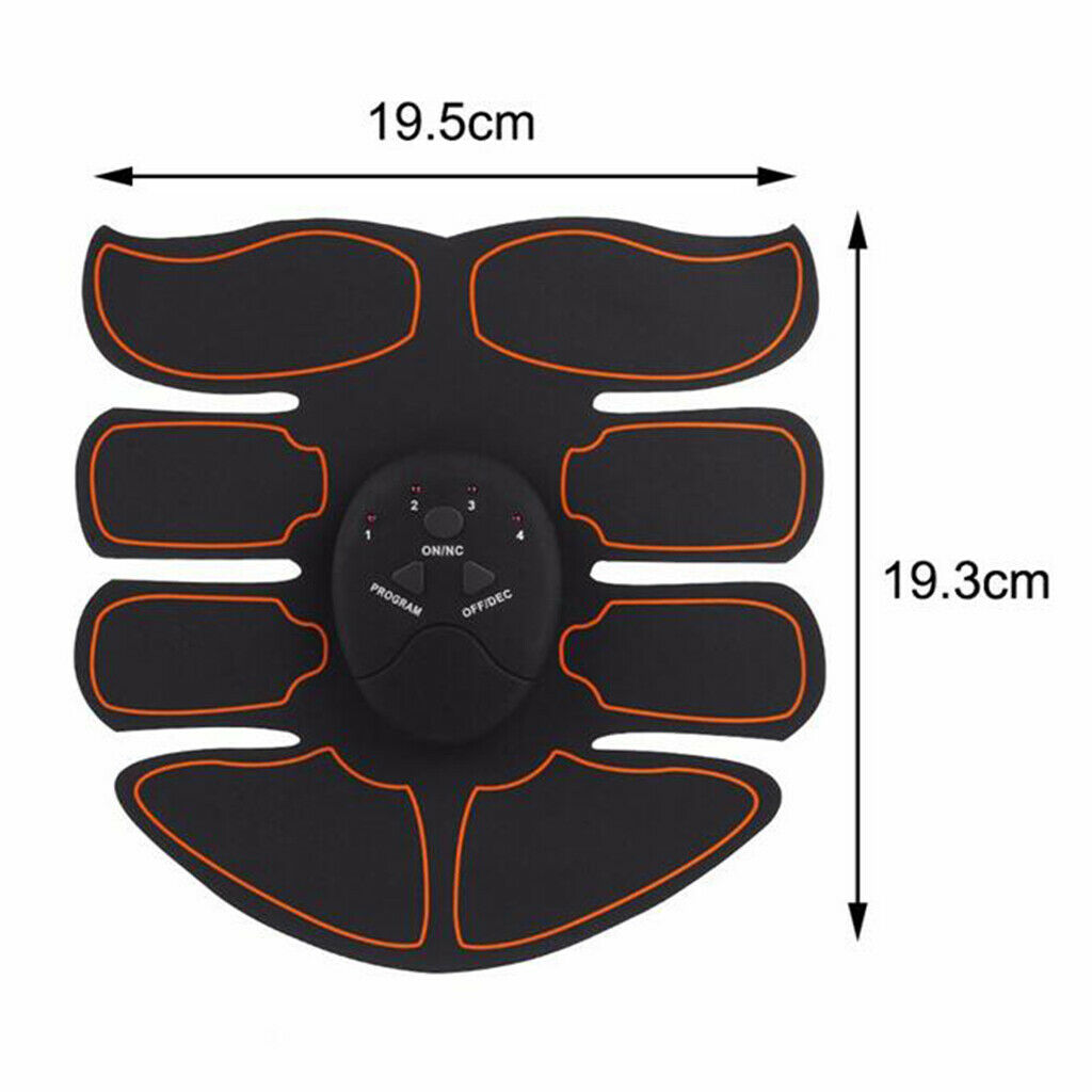 Mens Wireless Abs Stimulator Muscle Trainer Fitness Abs Belt Home Exercise