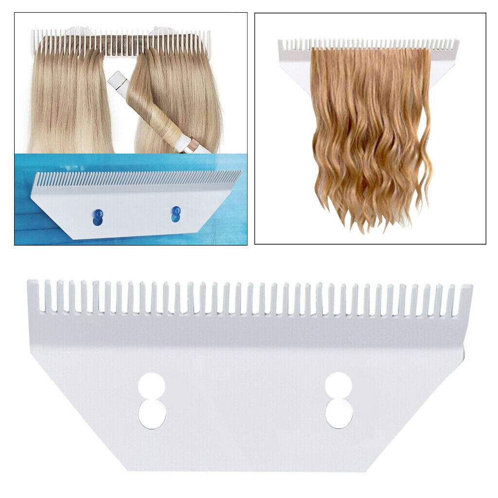 4Pcs Hair Extension Wigs Display Holder Stand with Suction Hooks Black+White