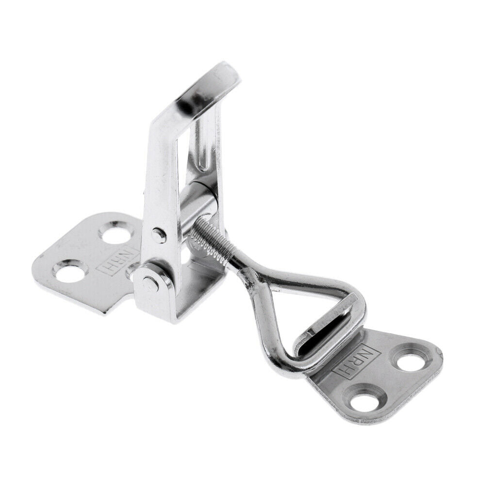 Snap Clamp Door Latch, Heavy Duty Stainless Steel Marine Gate Latches