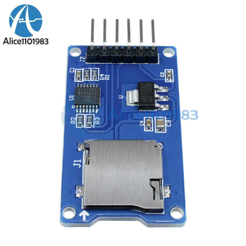 2PC Micro SD Storage Board Micro SD TF Card Memory Shield Module SPI Arduino