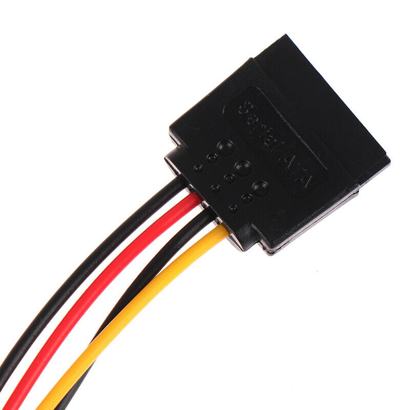 15Pin SATA Male To 2 Female 15Pin Power HDD Splitter Power Cab.l8