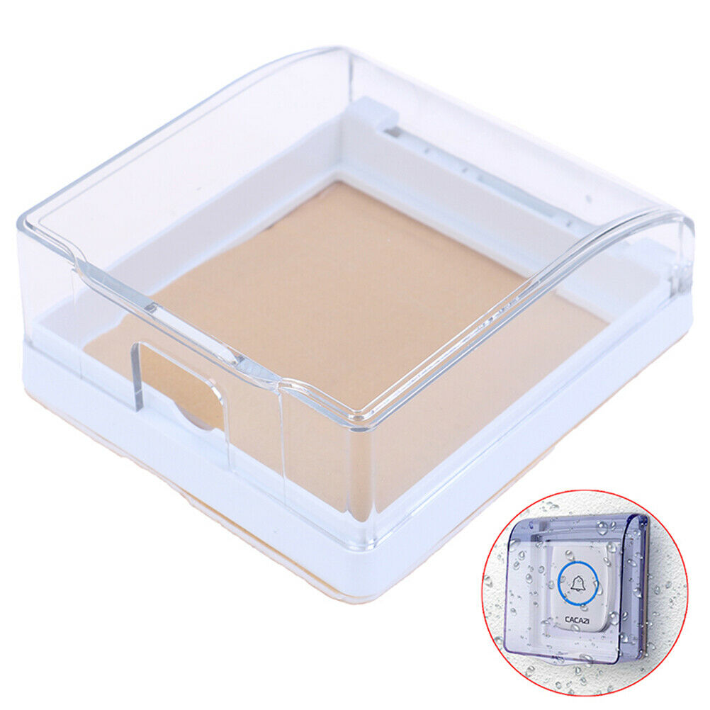 Waterproof cover For Wireless Doorbell LED Door Bell Crystal Protective C.l8