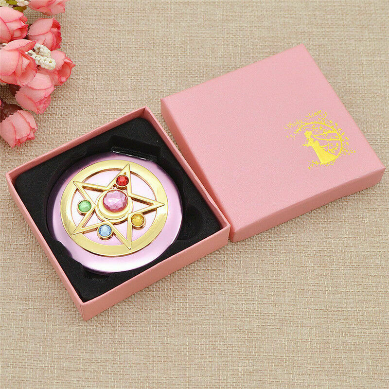 Anime Sailor Moon Make up Mirror Cosmetic Portable Womens Beauty Travel Tool Acc