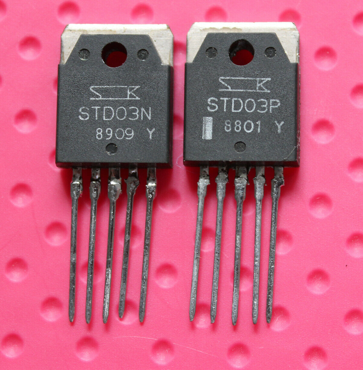 1pair STD03N-Y/STD03P-Y STD03NY/STD03PY STD03N/STD03P TO-3P-5 IC