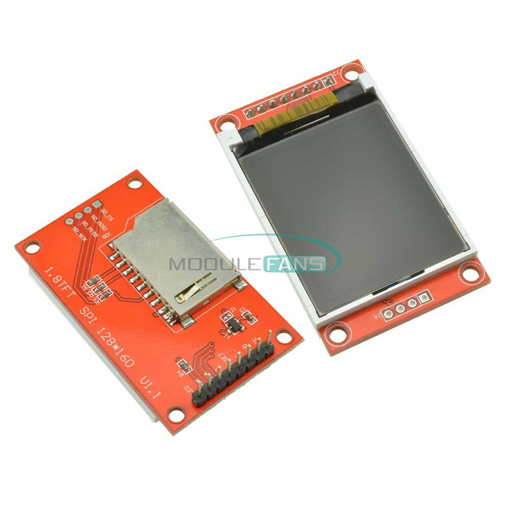 1.8 inch TFT SPI SD Card 128x160 LCD Display Module AVR PIC ARM STM32 ST7735