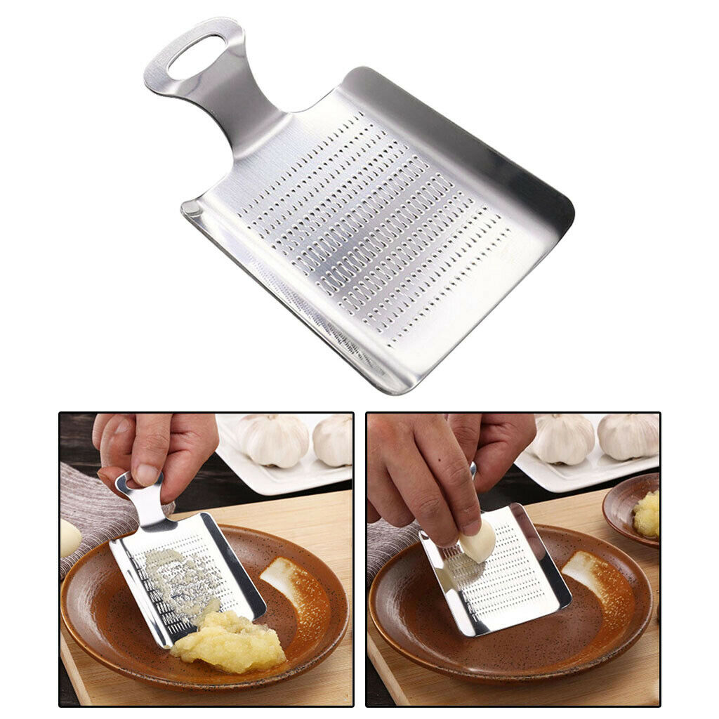 Stainless Steel Mini Ginger Grater for Garlic Lemon Vegetables Crusher
