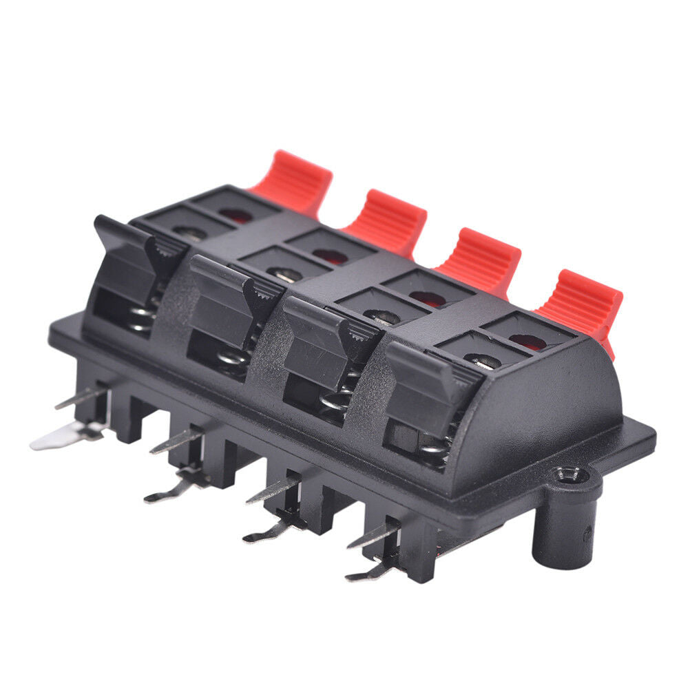 2Pcs 12 Terminal 12 Position Spring Loaded Push Speaker Socket Connector B.l8