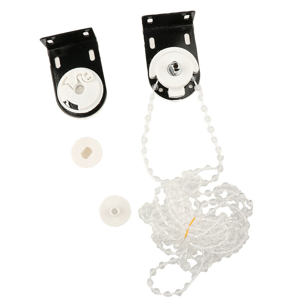 Roller blind accessories including chain drive and clamp bracket, repair kit for