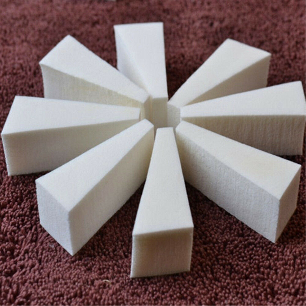 20 PCS/Pack DIY White Makeup Blender Blending Foundation Sponge Puff