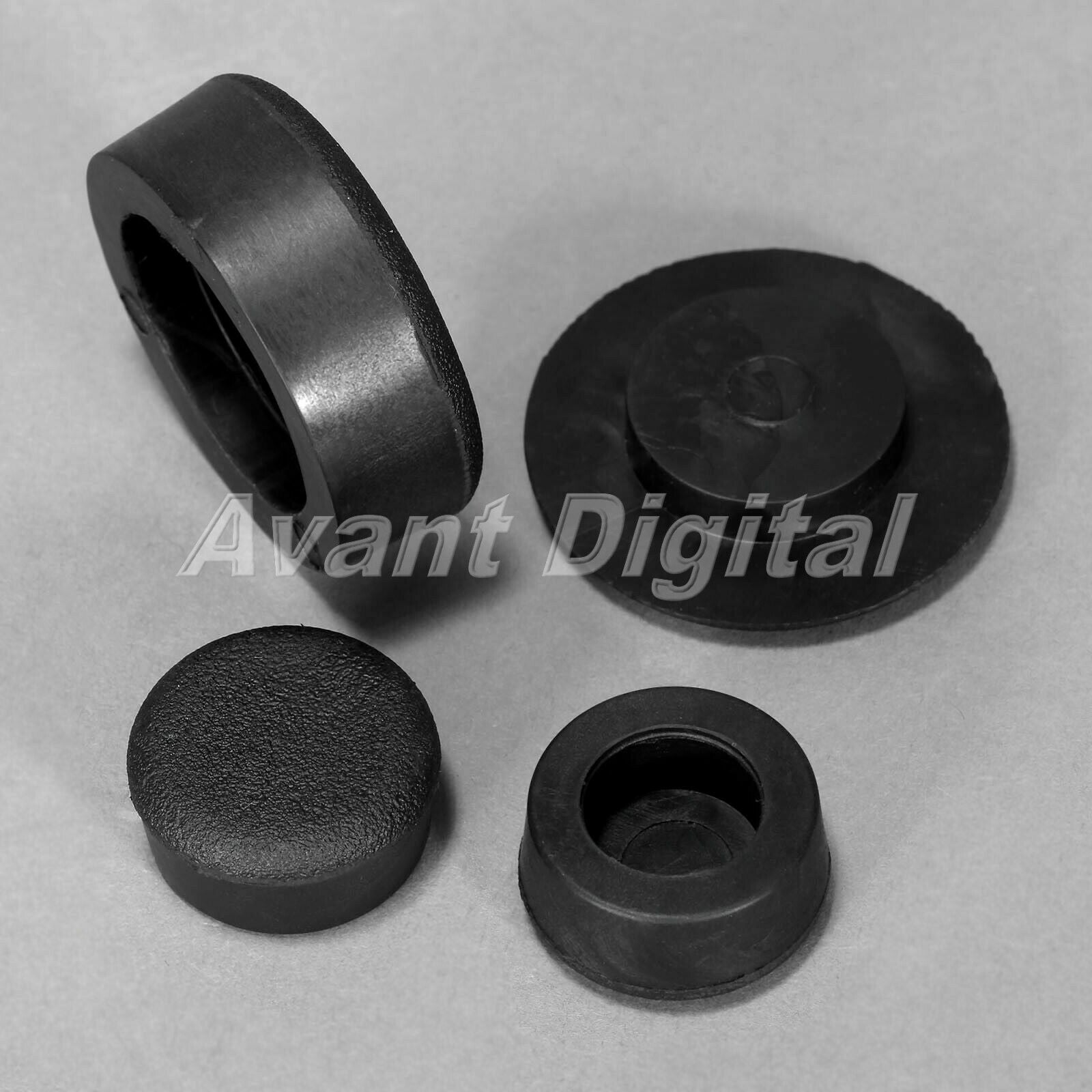 4Pcs Motorcycle Black Rubber Frame Plugs for Yamaha YZF R1 YZF-R1 2004 2005 2006