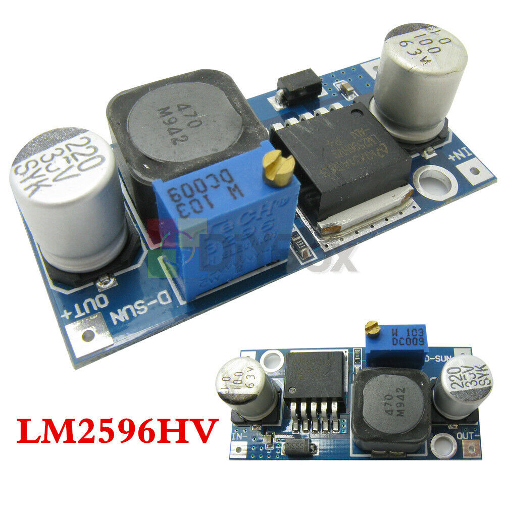 5PCS LM2596HVS LM2596HV DC-DC Adjustable Step Down Buck Converter Power Module