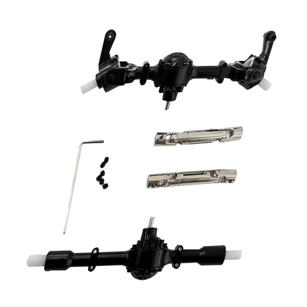 Front and Rear Axle + Transmission Shaft for WPL C24 C34 Car Accessories
