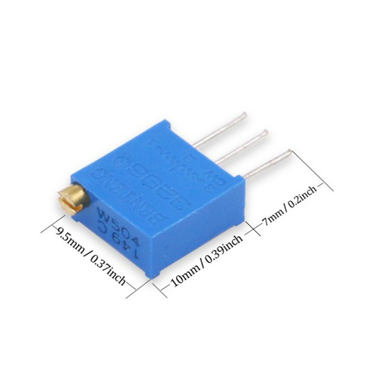 3296W Multiturn Variable Trimmer Adjustable Potentiometer Assortment Kit
