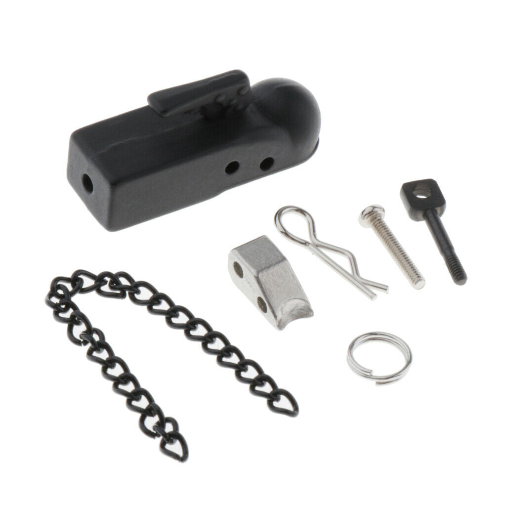 Heavy Duty Metal Hook Drop Hitchs Receiver for SCX10  90046 90047 TRX4  Car,