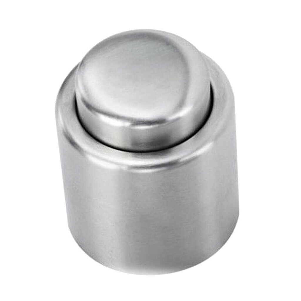 2x Handy Stainless Steel Vacuum Wine Bottle Stopper Plug  Pump Sealer Keep Beer