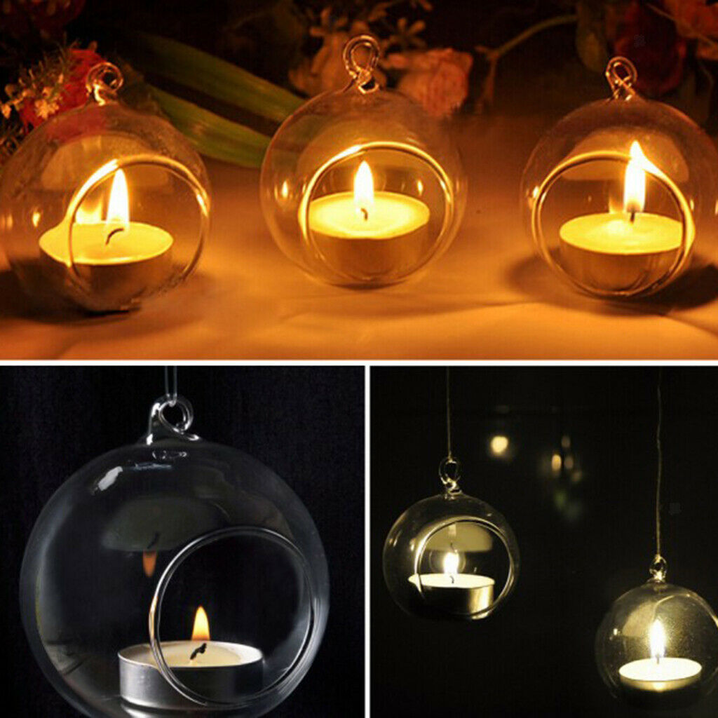 Hanging Flower Hydroponic Vase Candlestick Micro Landscape DIY Bottle Decor 8cm