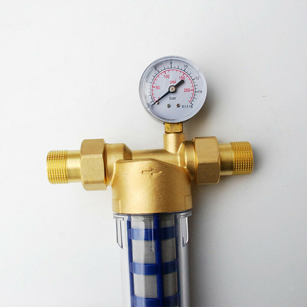 Home Water Pre-Filter System Spin Down Sediment Water Filter 0.5inch