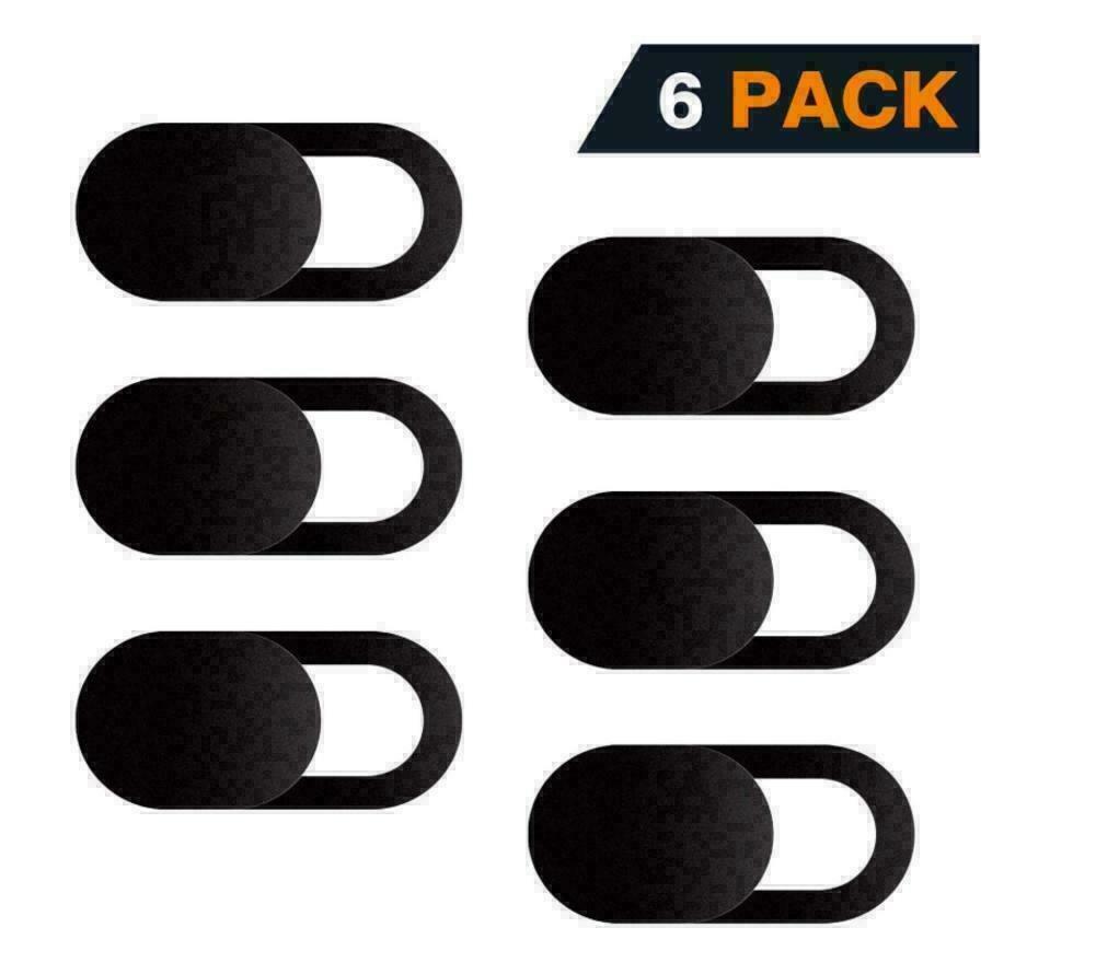 6PCS/Set WebCam Shutter Privacy Slider Camera Cover for PC Laptop Phone Plastic