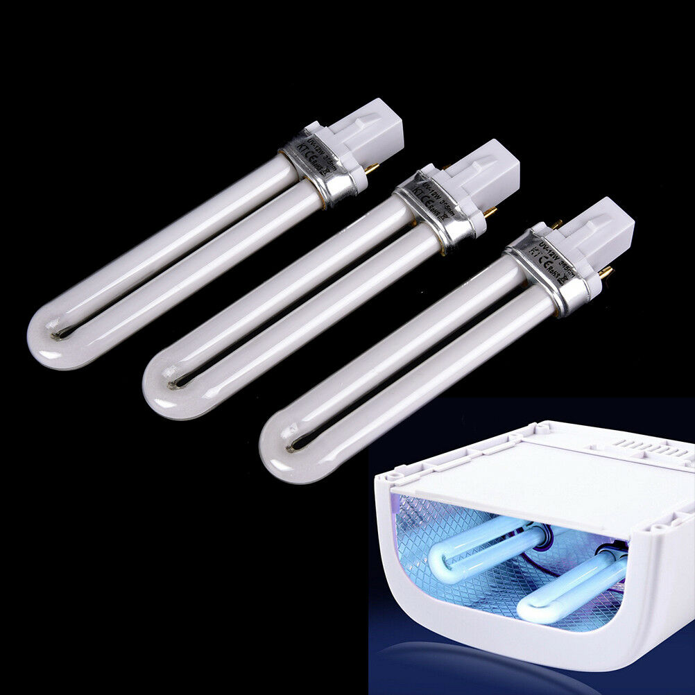 12W UV Nail Art Lamp Tube Light Bulbs Gel Dryer Replacement Curing Make U.l8