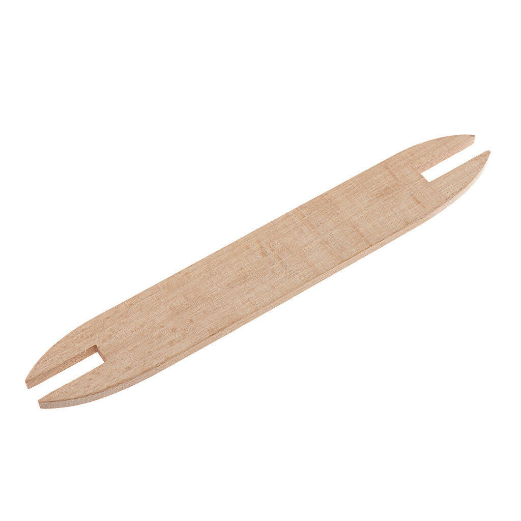 2pcs Wooden Shuttle Sticks For Knitting 6.1in (155mm) Handcrafts Parts