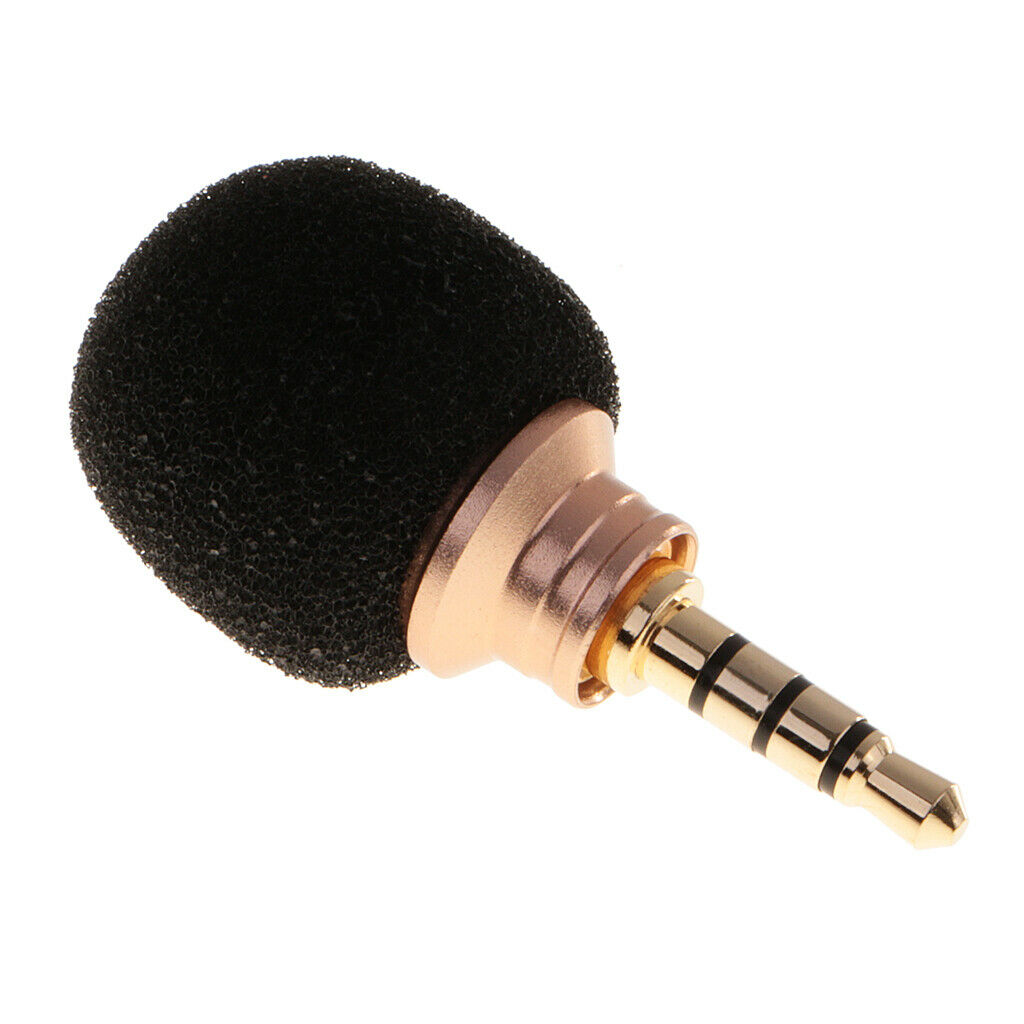 3.5mm Lavalier Microphone with Black  Microphone Windshield for Lapel Lavalier