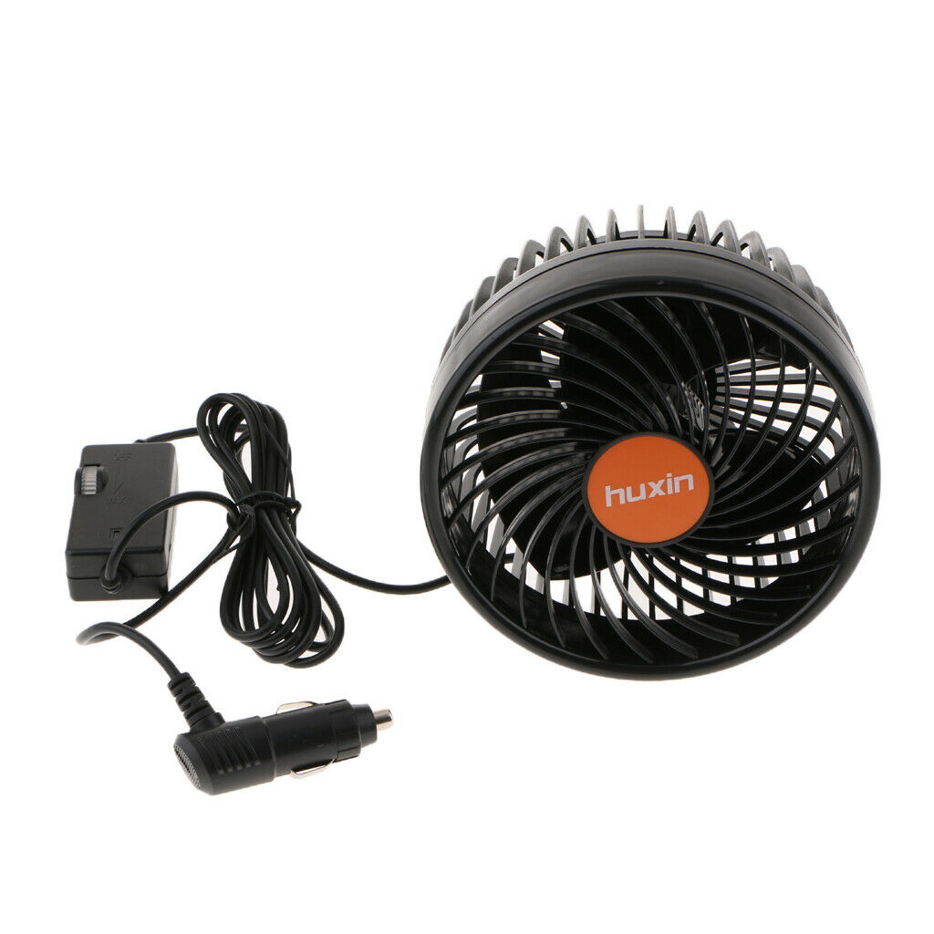 6 inch 24V 12W Car SUV Truck Plug in Electric Fan with Cigarette Lighter Low