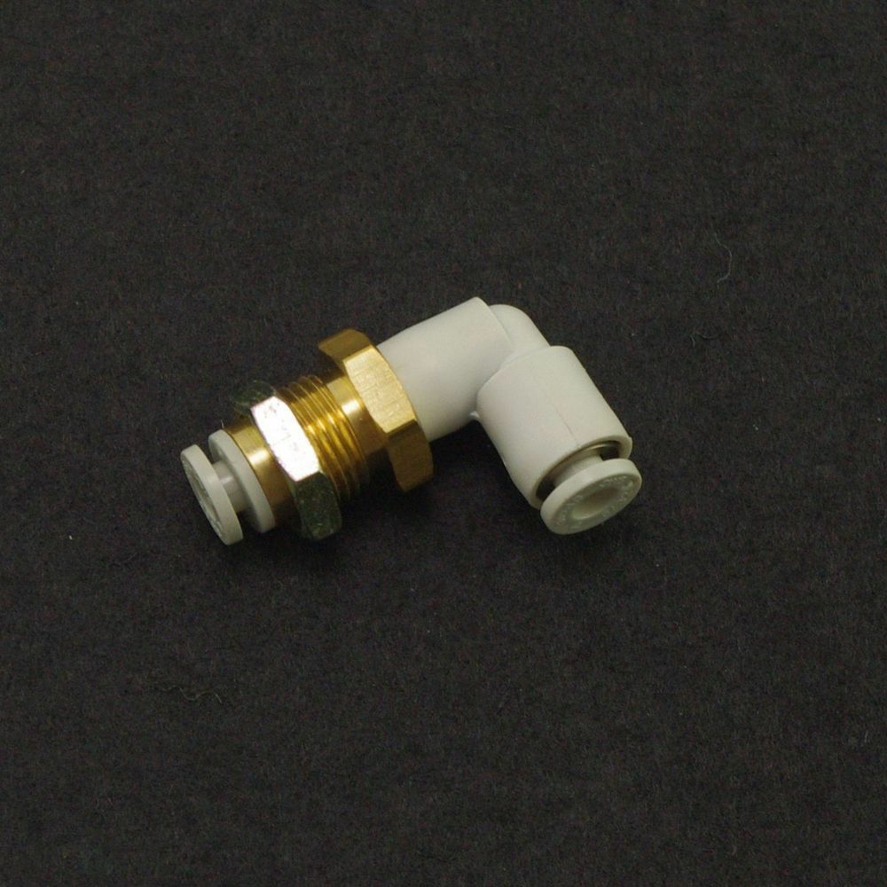 LOT5 One Touch Connectors Bulkhead Male Elbow Union 12mm Replace SMC KQ2LE12-00